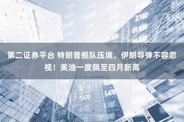 第二证券平台 特朗普舰队压境，伊朗导弹不容忽视！美油一度飙至四月新高